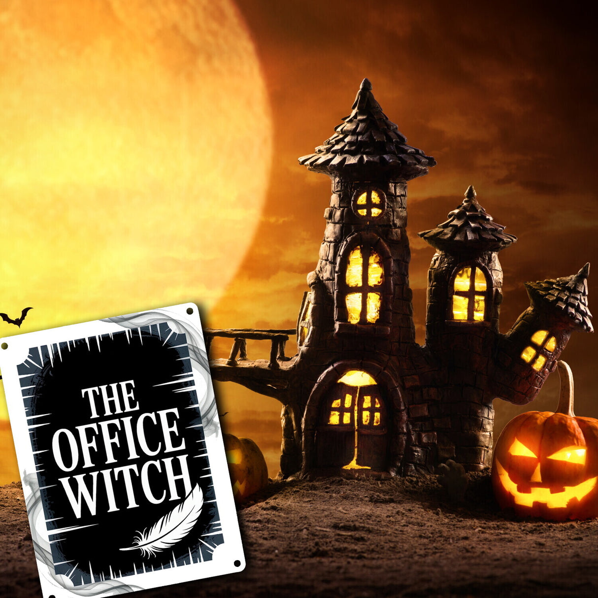The Office Witch Parodie Metallschild in 15x20 cm