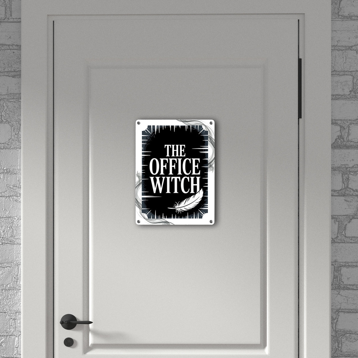 The Office Witch Parodie Metallschild in 15x20 cm