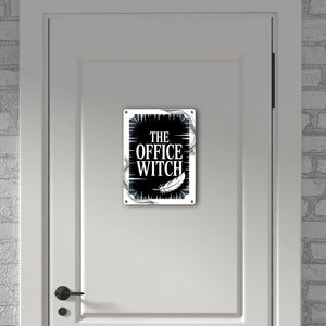 The Office Witch Parodie Metallschild in 15x20 cm