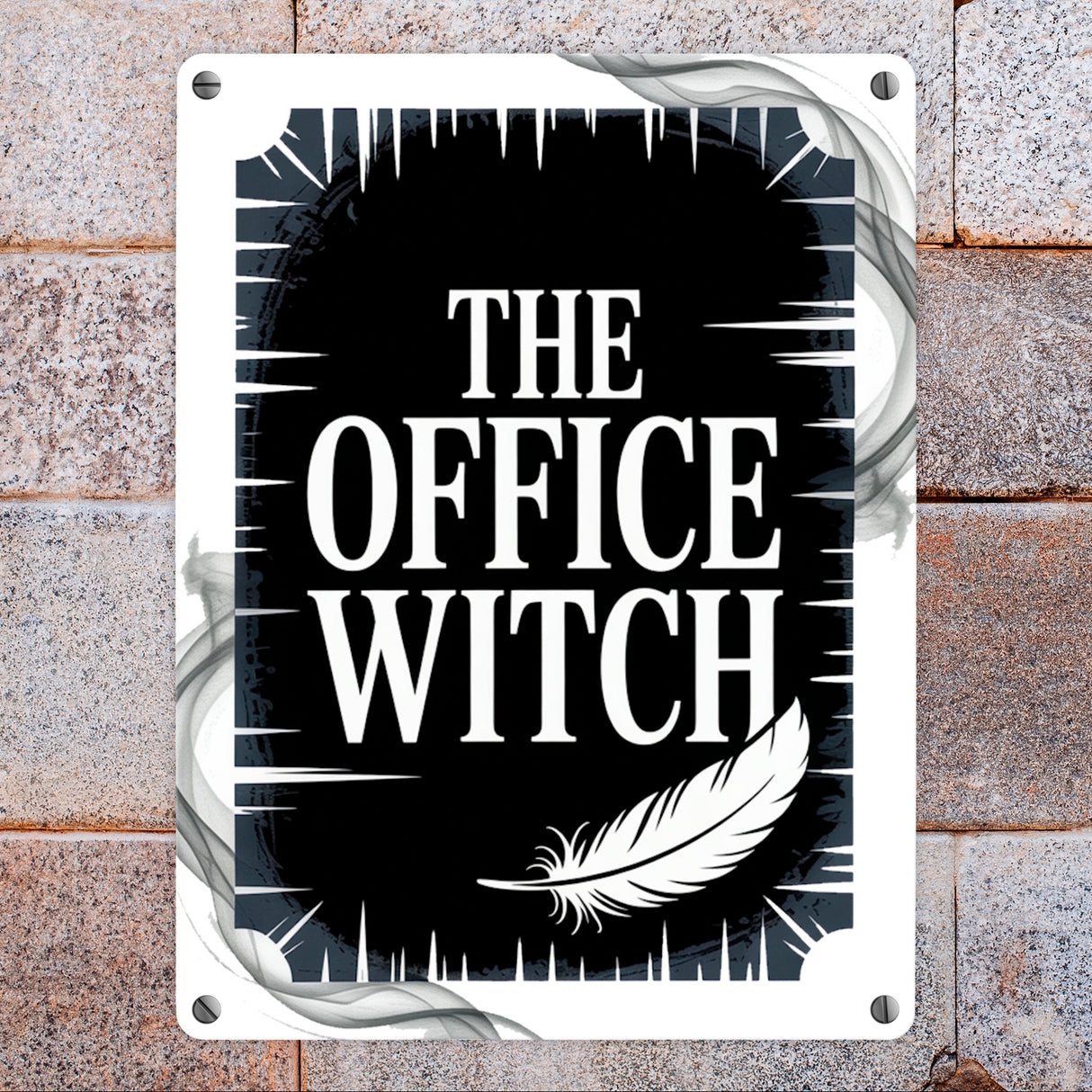 The Office Witch Parodie Metallschild in 15x20 cm