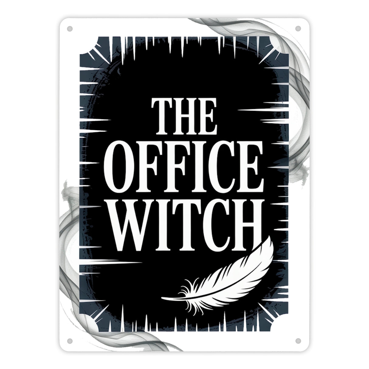 The Office Witch Parodie Metallschild in 15x20 cm