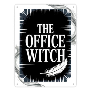 The Office Witch Parodie Metallschild in 15x20 cm