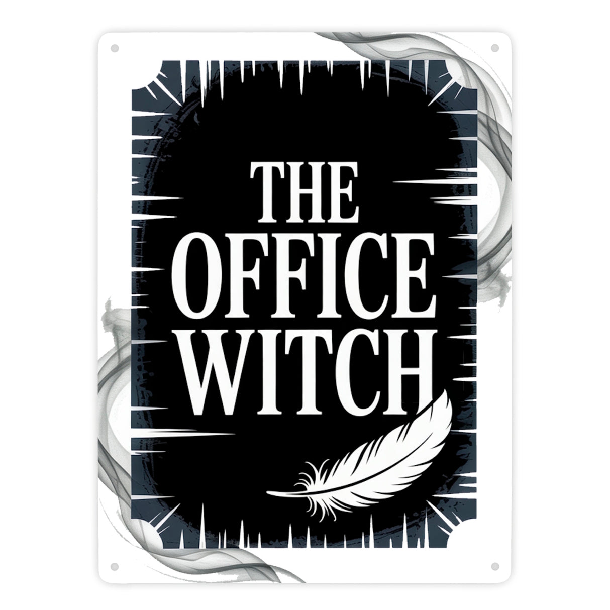The Office Witch Parodie Metallschild in 15x20 cm