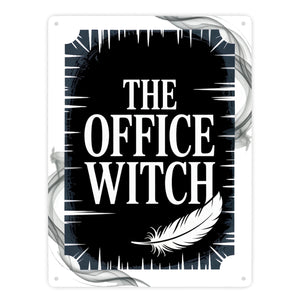 The Office Witch Parodie Metallschild in 15x20 cm