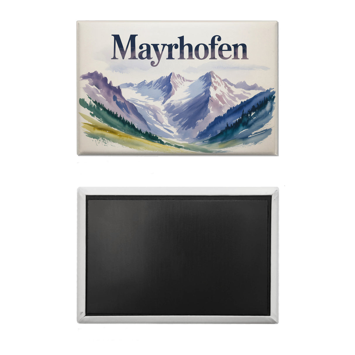 Mayrhofen Souvenir Souvenir Magnet mit Bergmotiv