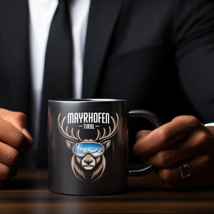 MAYRHOFEN Tirol Tasse mit coolem Hirsch