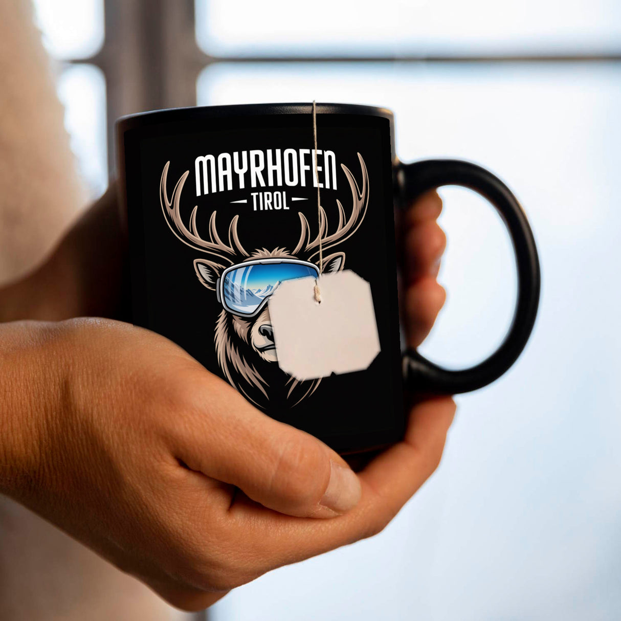 MAYRHOFEN Tirol Tasse mit coolem Hirsch