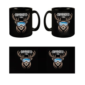 MAYRHOFEN Tirol Tasse mit coolem Hirsch