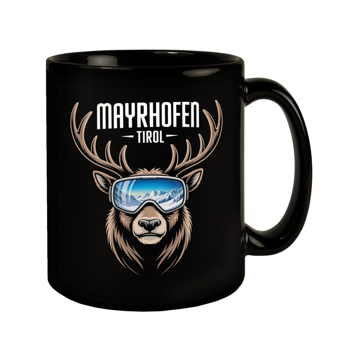 MAYRHOFEN Tirol Tasse mit coolem Hirsch