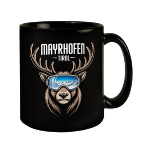 MAYRHOFEN Tirol Tasse mit coolem Hirsch