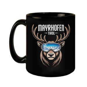 MAYRHOFEN Tirol Tasse mit coolem Hirsch