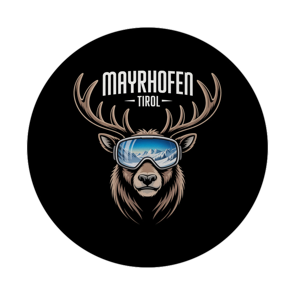 MAYRHOFEN Tirol Magnet mit coolem Hirsch