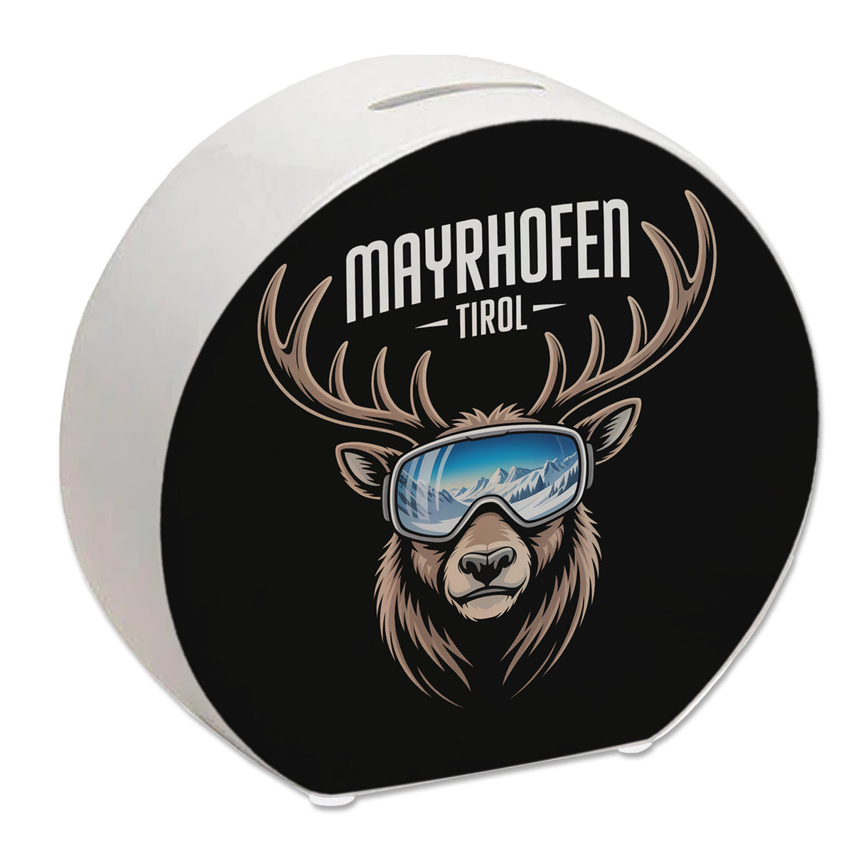 MAYRHOFEN Tirol Spardose mit coolem Hirsch
