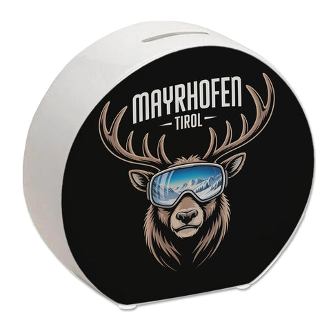 MAYRHOFEN Tirol Spardose mit coolem Hirsch