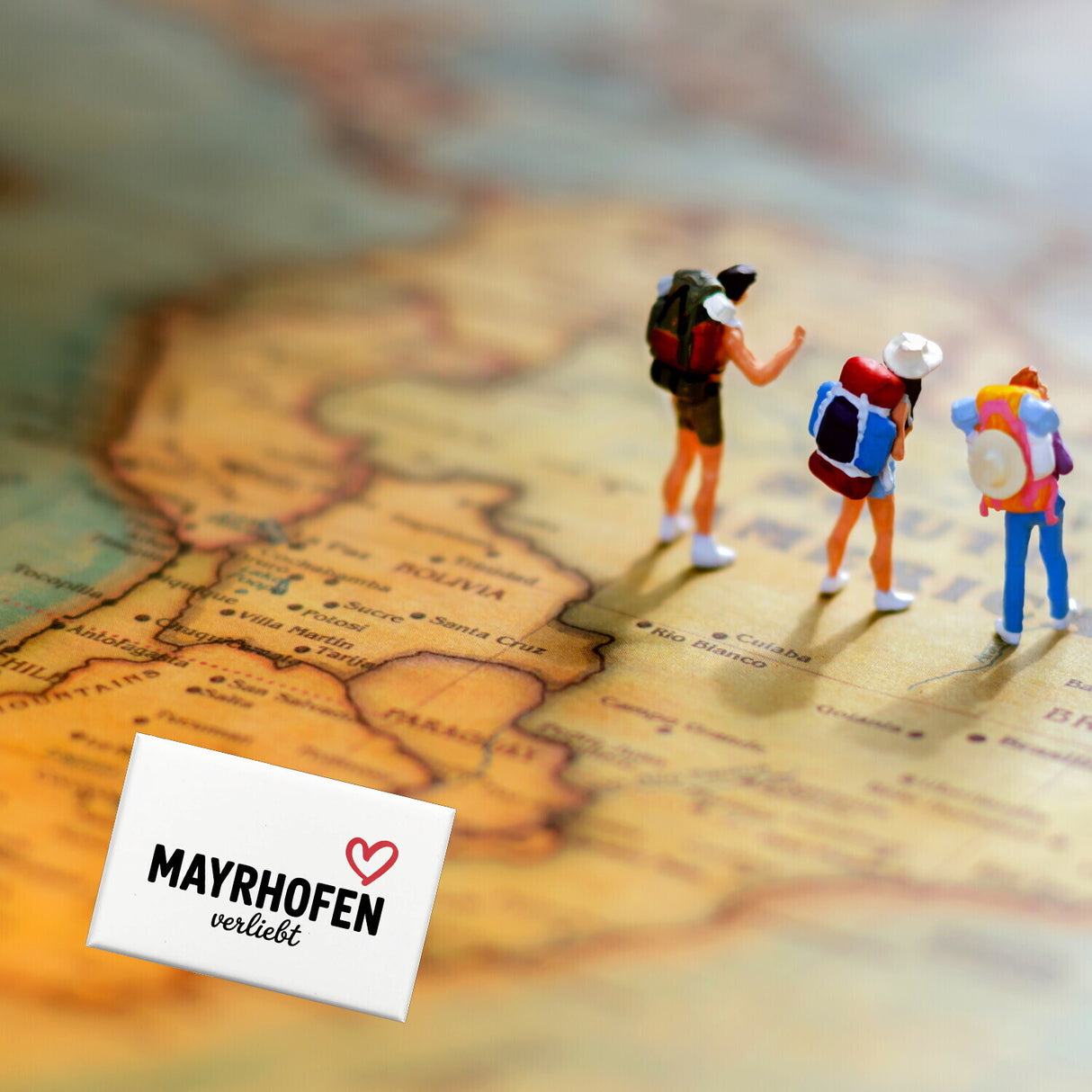 Mayrhofen Verliebt Herz Souvenir Souvenir Magnet Österreich