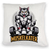 Muskulöse Katze MUSKELKATER Kissen für Fitness-Fans