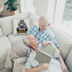 Muskulöse Katze MUSKELKATER Kissen für Fitness-Fans