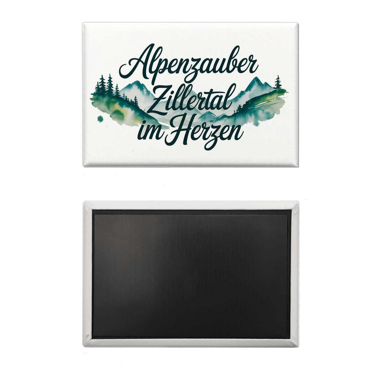Alpenzauber Zillertal im Herzen Souvenir Magnet Berglandschaft