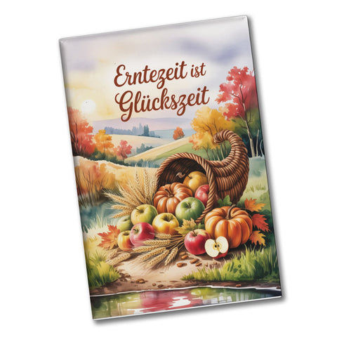 Erntezeit ist Glückszeit Souvenir Souvenir Magnet Herbst Erntedank