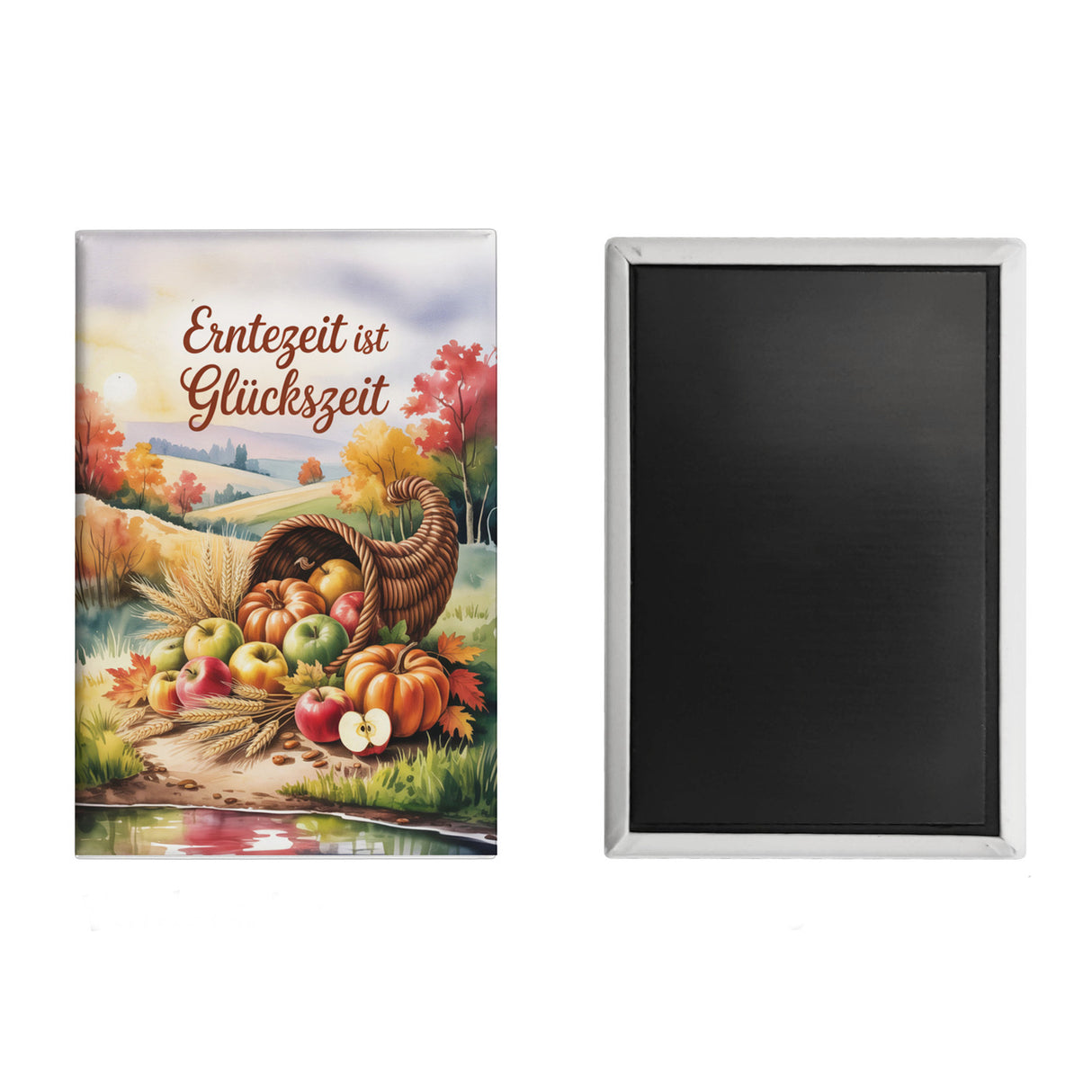 Erntezeit ist Glückszeit Souvenir Souvenir Magnet Herbst Erntedank