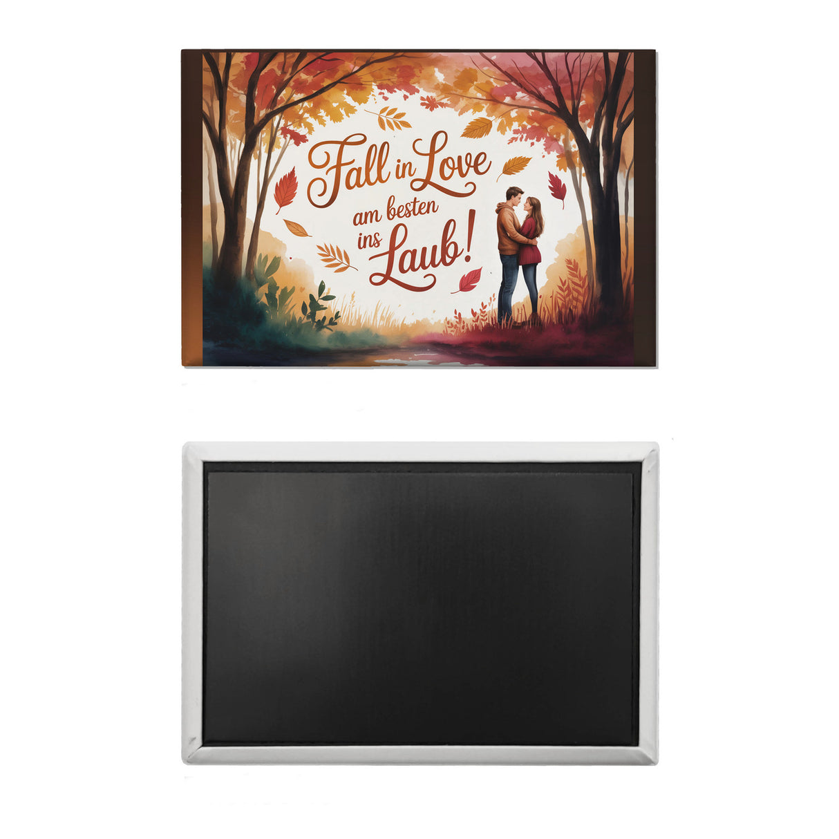 Fall in Love Laub Herbstszene Spruch Souvenir Souvenir Magnet