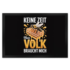 Biene Honigwabe Fußmatte in 35x50 cm für Imker - Keine Zeit