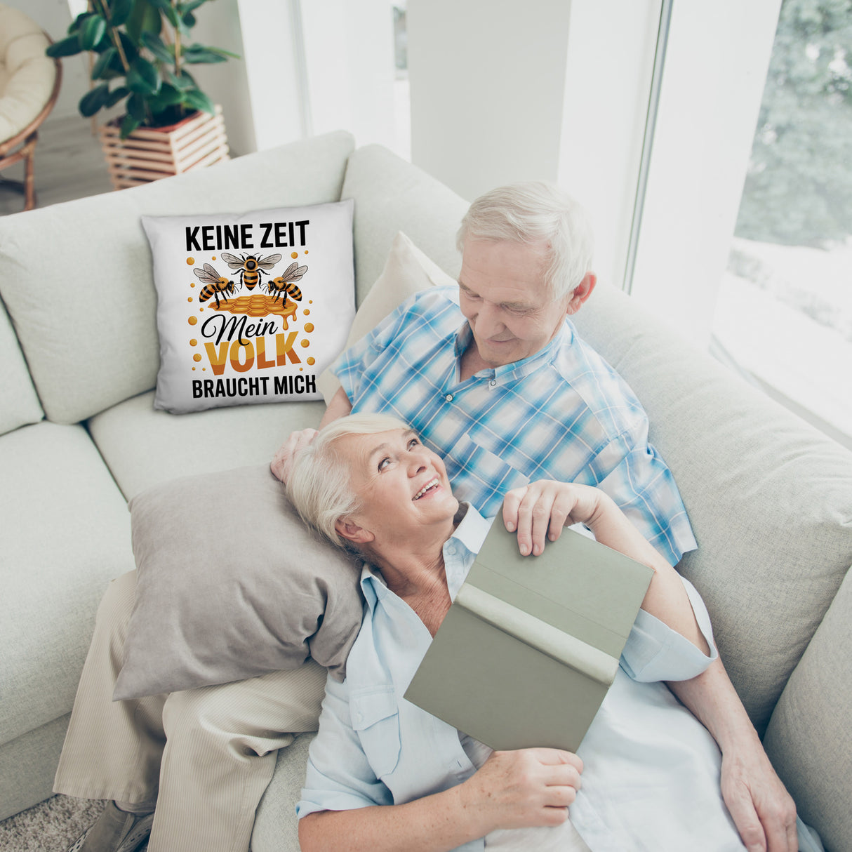 Honigbienen Kissen für Imker - Keine Zeit