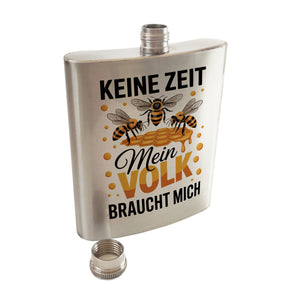 Honigbienen Flachmann für Imker - Keine Zeit