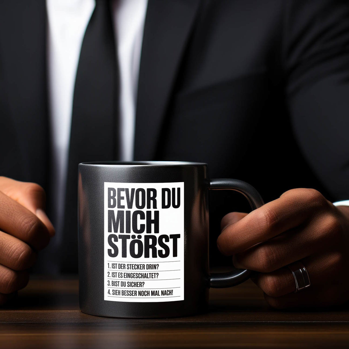 Bevor du mich störst Tasse für IT-Profis