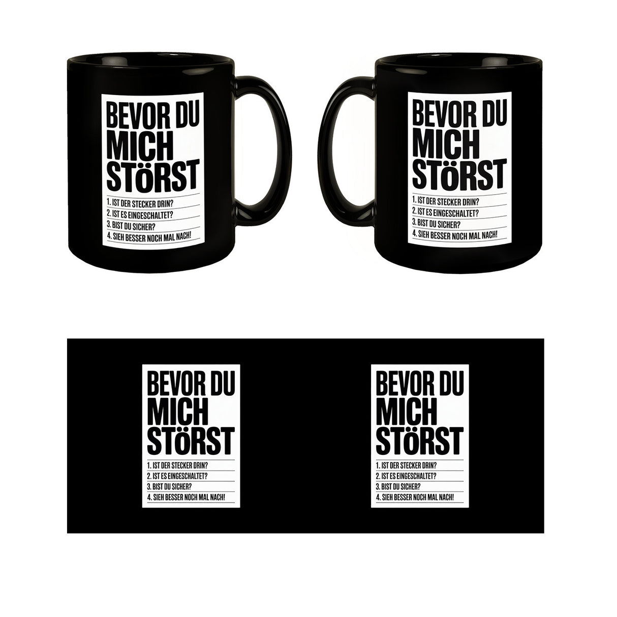 Bevor du mich störst Tasse für IT-Profis