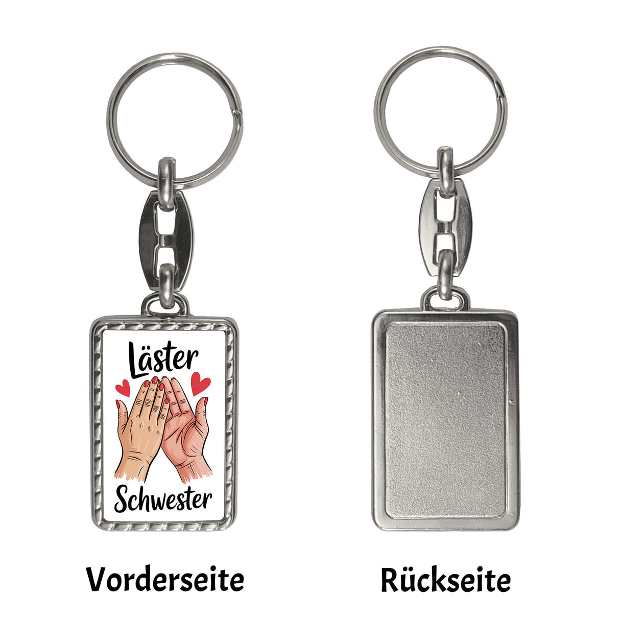 Läster Schwester Schlüsselanhänger für die beste Freundin