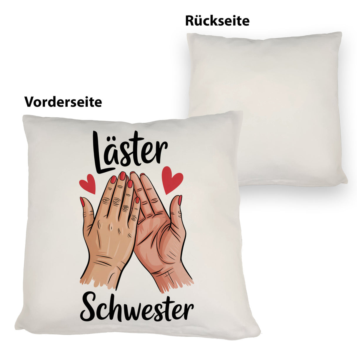 Läster Schwester Kissen für die beste Freundin