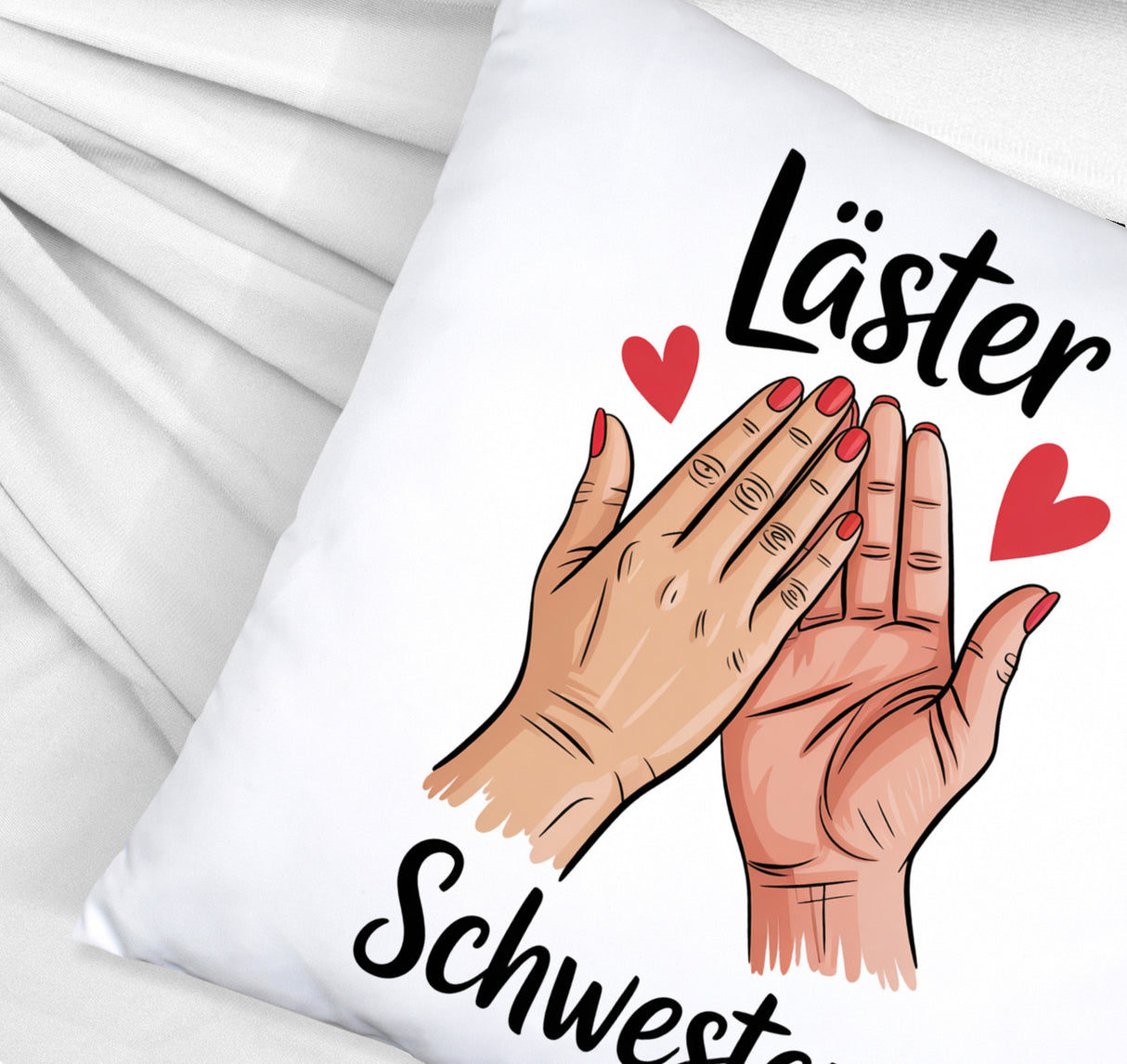 Läster Schwester Kissen für die beste Freundin