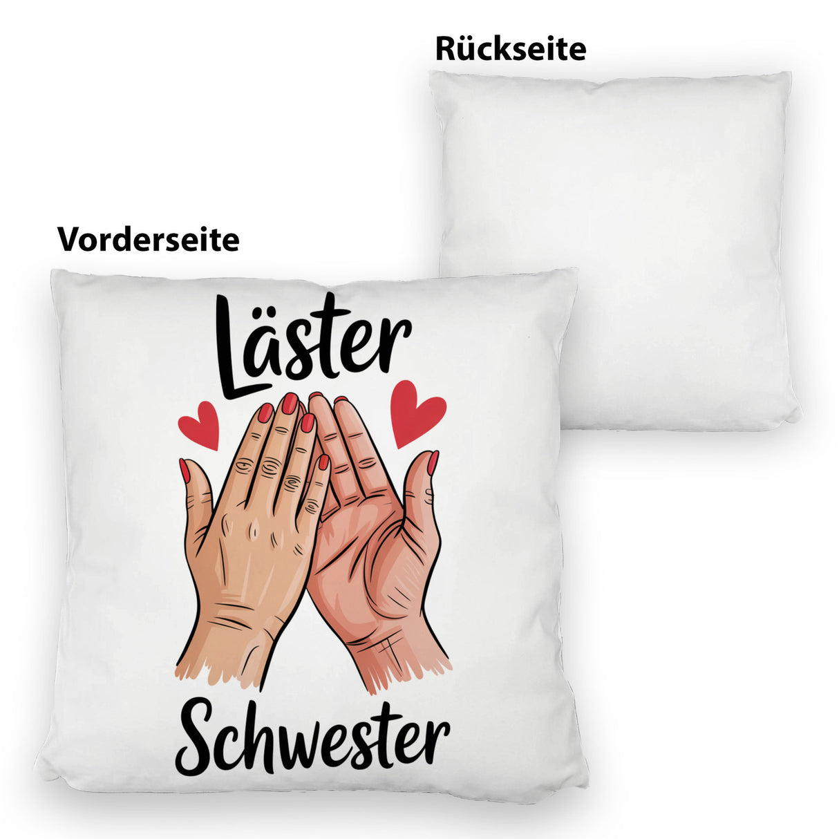 Läster Schwester Kissen für die beste Freundin