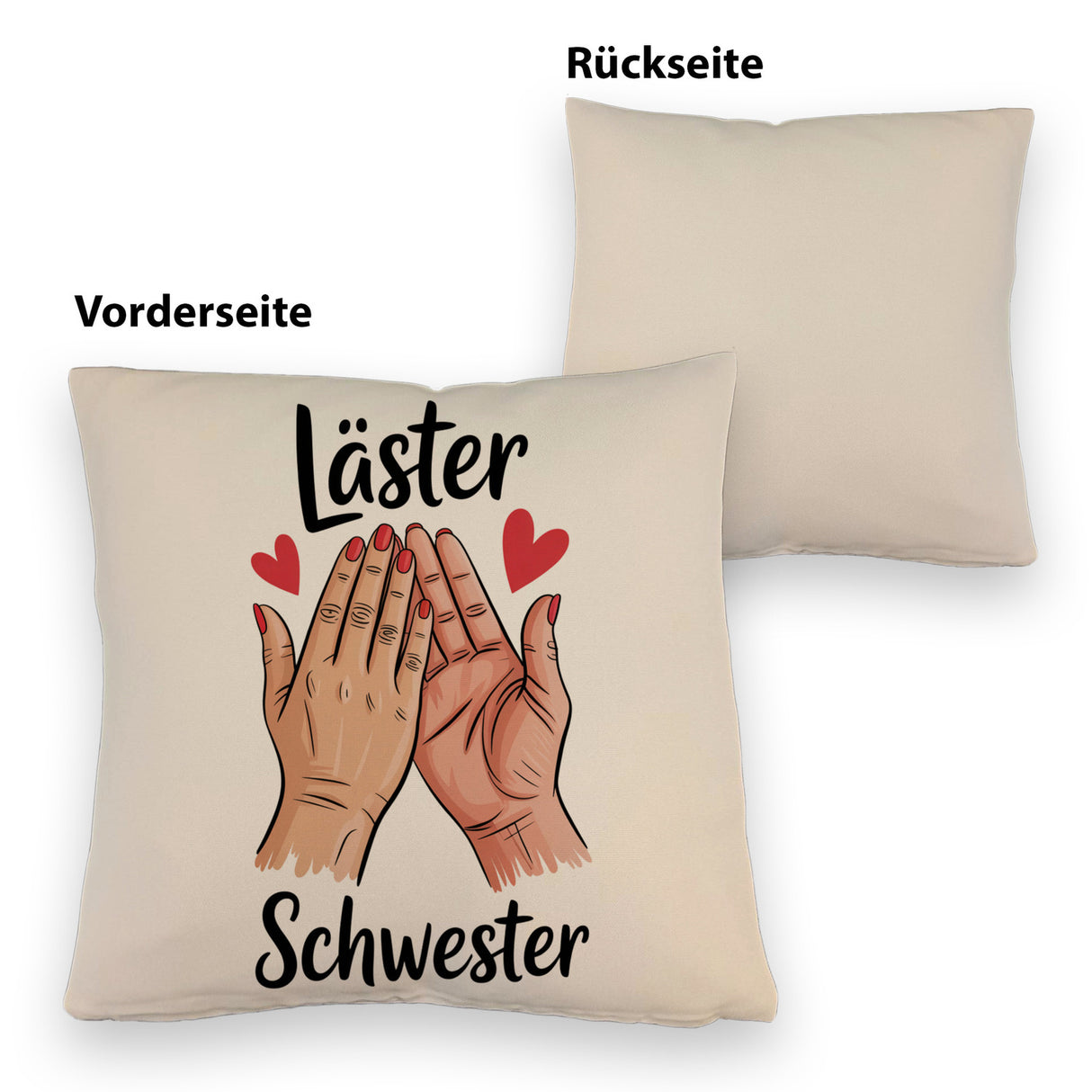 Läster Schwester Kissen für die beste Freundin