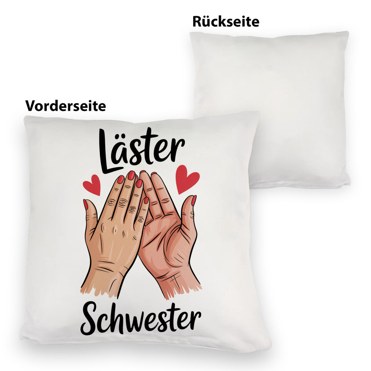 Läster Schwester Kissen für die beste Freundin