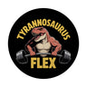 Tyrannosaurus Flex Magnet für Fitness-Fans