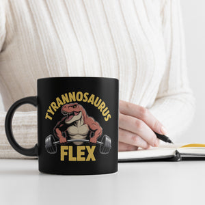 Tyrannosaurus Flex Tasse für Fitness-Fans
