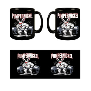 Fitness-Hase Pumpernickel Tasse für Fitnessfreaks