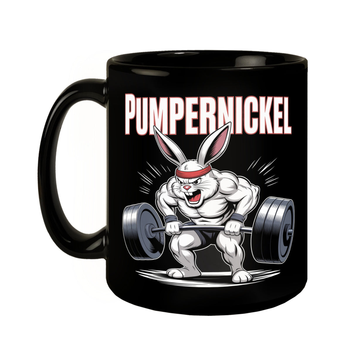 Fitness-Hase Pumpernickel Tasse für Fitnessfreaks