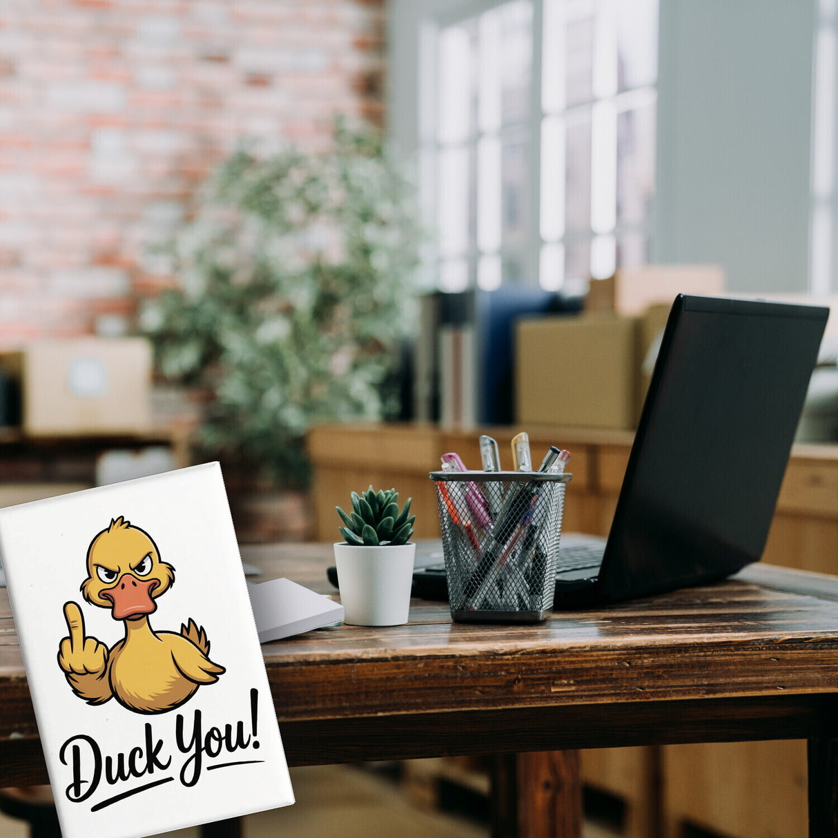 Mittelfinger Ente DUCK YOU Souvenir Souvenir Magnet