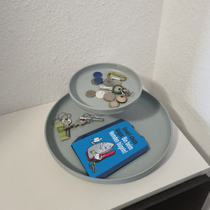 Lächelndes Bügeleisen Parkscheibe mit Spruch: Bin beim Hemden bügeln!