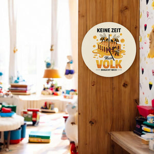 Honigbienen Wanduhr für Imker - Keine Zeit