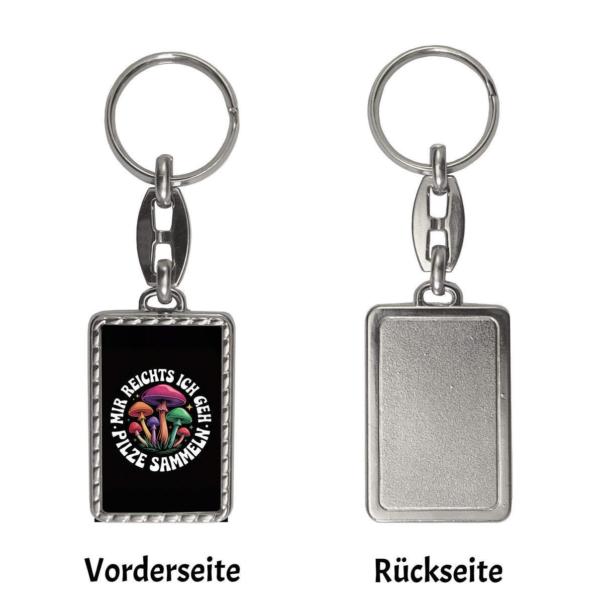 Pilzsammler Schlüsselanhänger - Mir reichts, ich geh Pilze sammeln