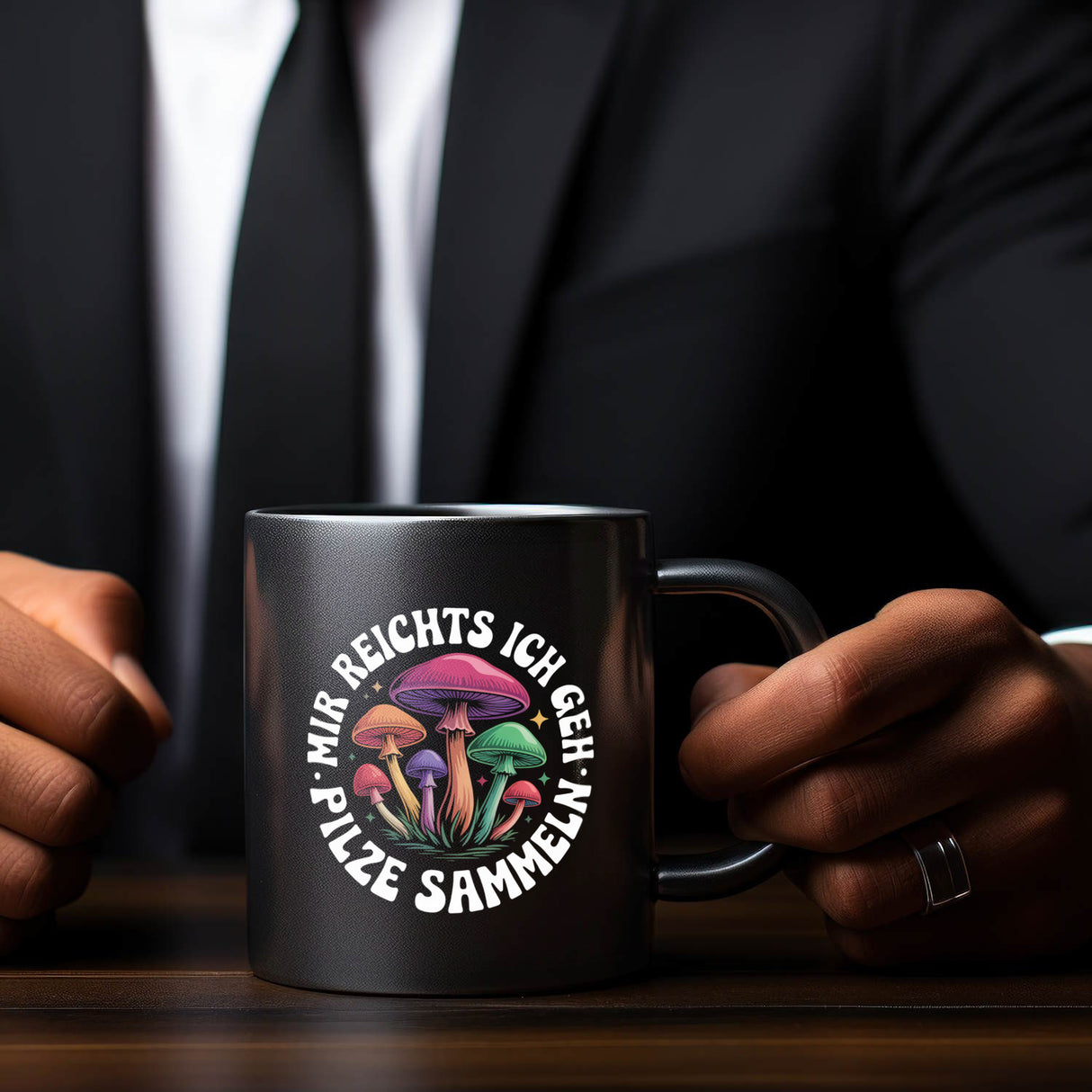 Pilzsammler Tasse - Mir reichts, ich geh Pilze sammeln