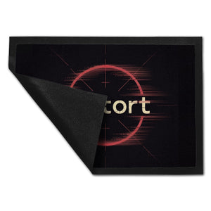 bratort Fadenkreuz Fußmatte in 35x50 cm für Hobbyköche und Tatort-Fans