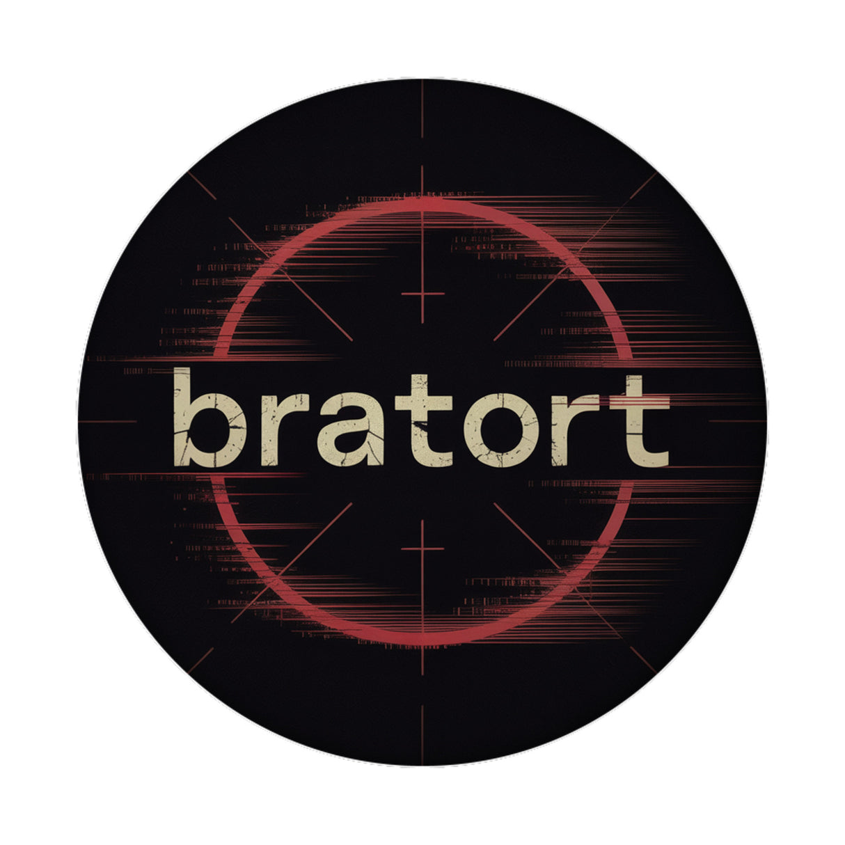 bratort Fadenkreuz Magnet für Hobbyköche und Tatort-Fans