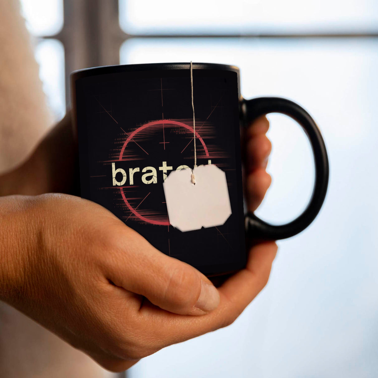 bratort Fadenkreuz Tasse für Hobbyköche und Tatort-Fans