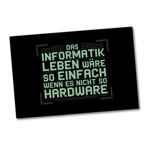 Das Leben nicht so Hardware Souvenir Souvenir Magnet für Informatiker