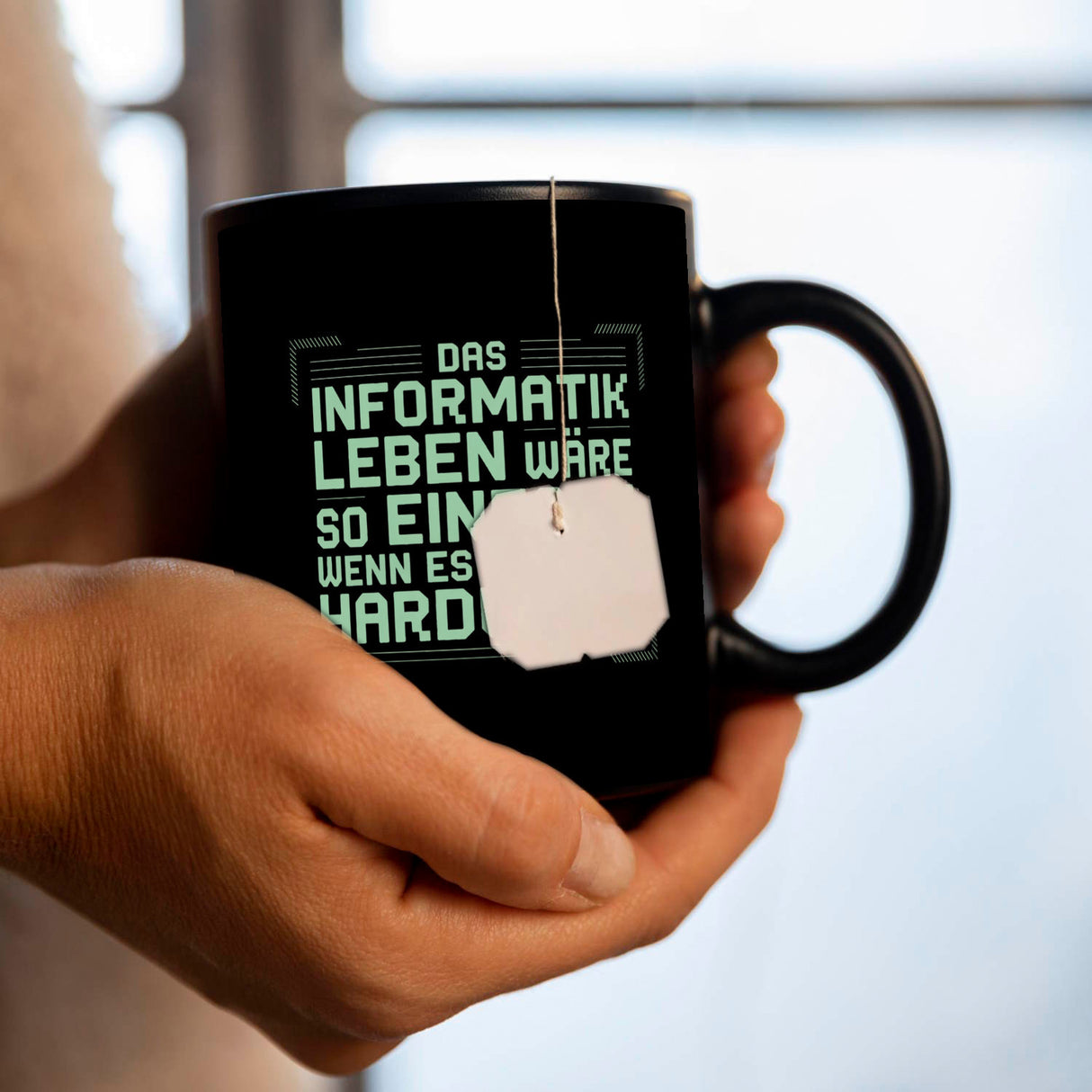 Das Leben nicht so Hardware Tasse für Informatiker